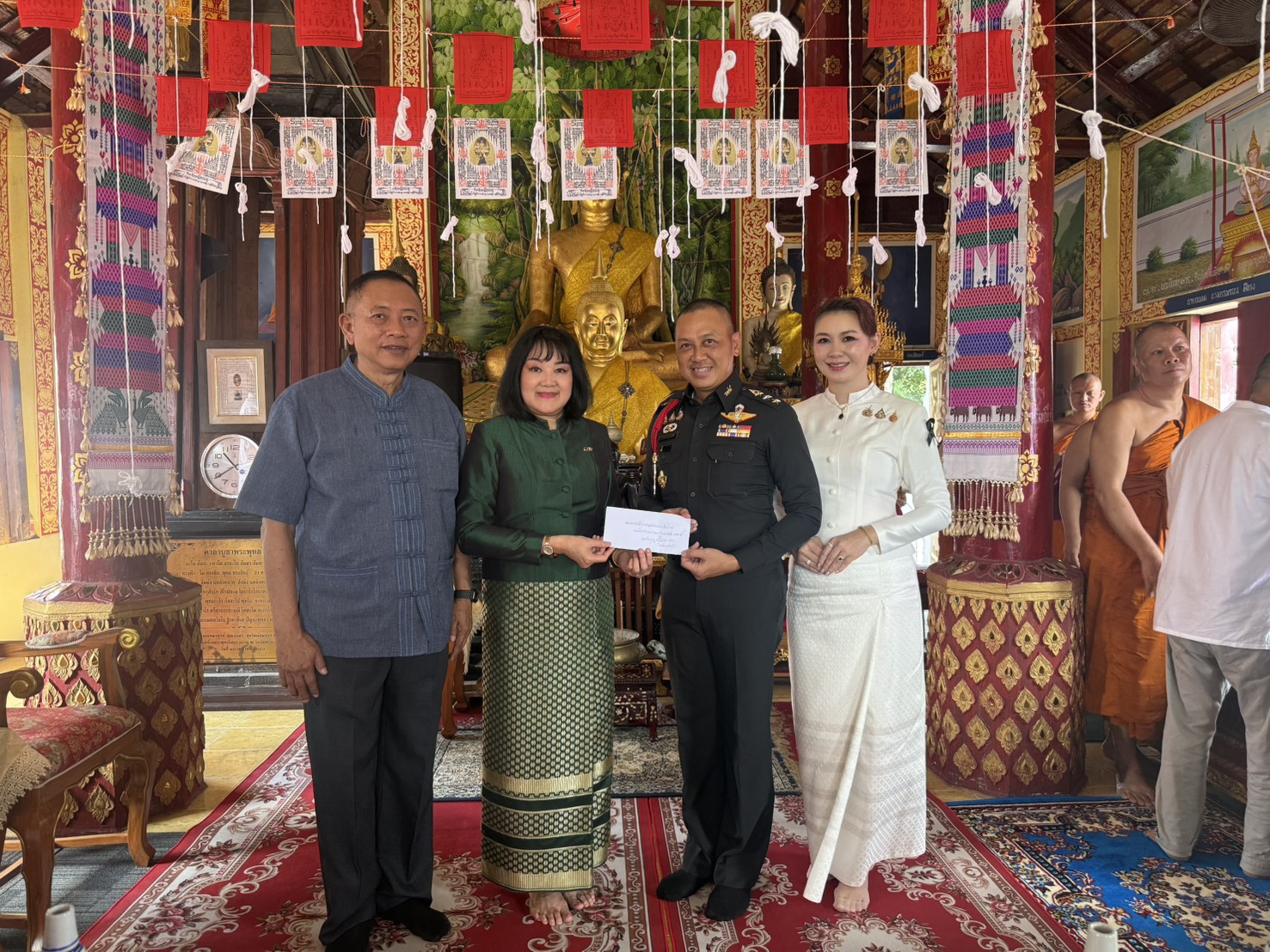 กรรมการสมาคมร่วมพิธีทอดกฐินสามัคคี กรมรบพิเศษที่ 5 ประจำปี 2569 ณ วัดอัมพวัน จังหวัดเชียงใหม่